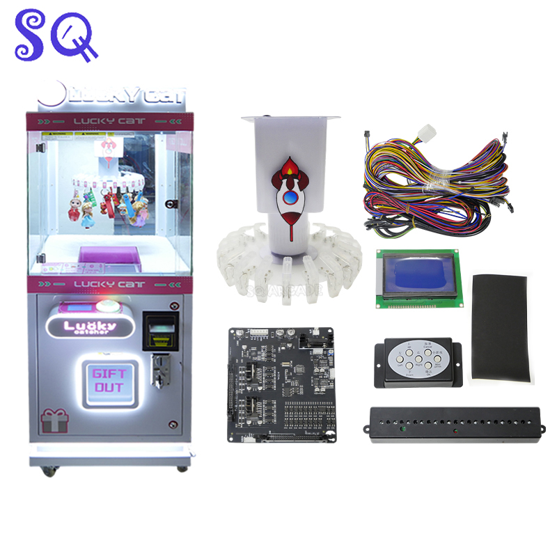 Arcade Prize Vending Machine - 爪の自動販売機,ギフト,クランプおもちゃ,コイン式ゲーム機,アーケードキット,賞品,20クリップ
