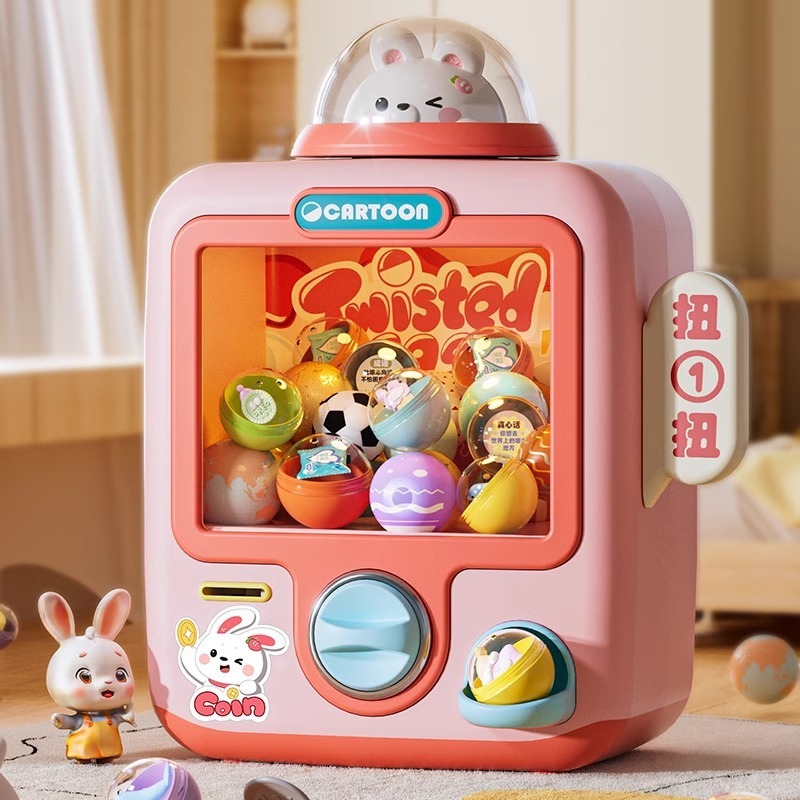 Arcade Prize Vending Machine - 電子恐竜アーケードクレーンゲーム、子供向けミニクレーンゲーム、女の子と男の子へのプレゼントに最適な景品ディスペンサーゲームおもちゃ