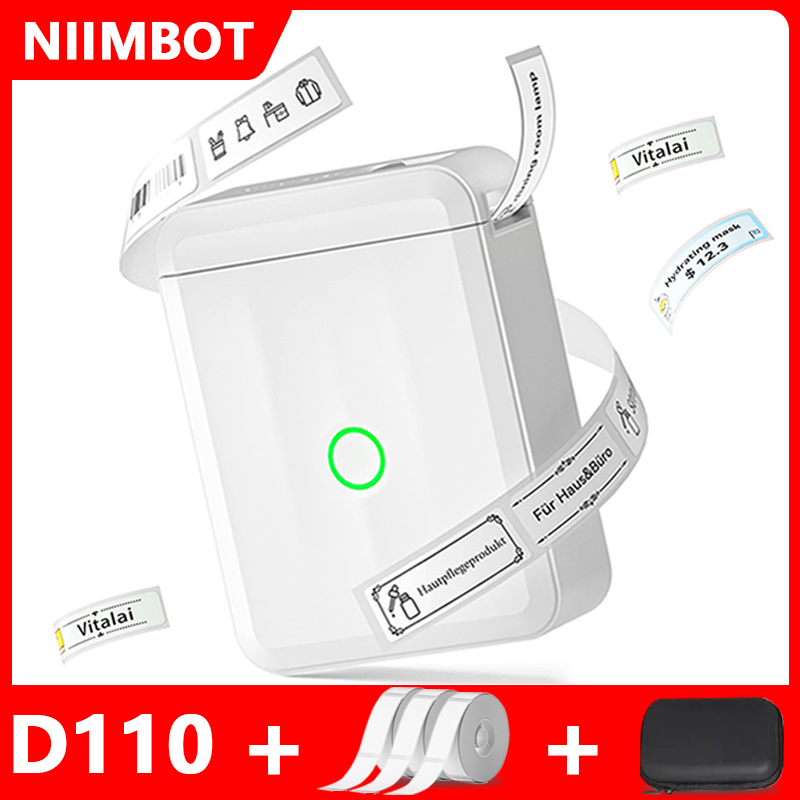 Ticket Redemption Machine - Niimbot D110 ワイヤレスミニポータブルプリンタスマートラベルプリンタ携帯電話用熱粘着ステッカーラベリングメーカー機
