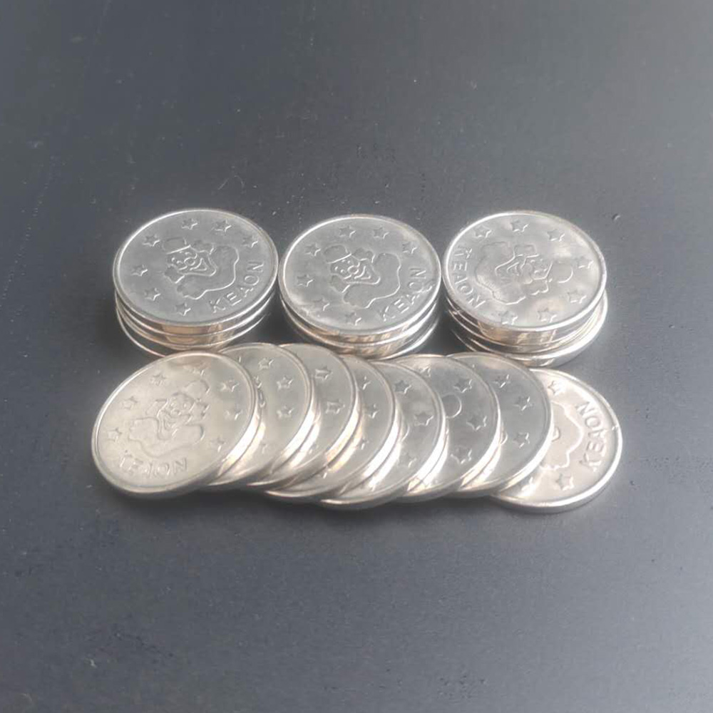 Coin Pusher Machine - 1000個 24.2*1.85mm ステンレス製アーケードゲームコイン（通貨の代わりにコインセレクター用）