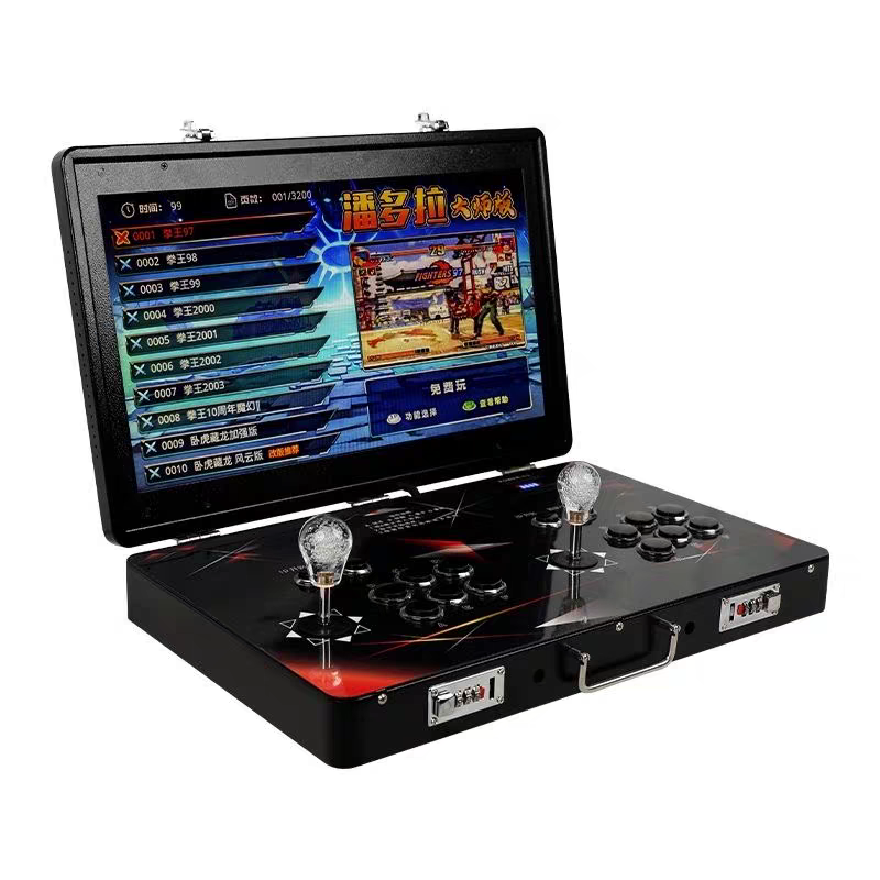 Arcade Ticket Machine - バッテリーなし パンドラアーケードキャビネット ポータブル折りたたみ式 チケット景品付き コイン式人気アーケードゲーム機