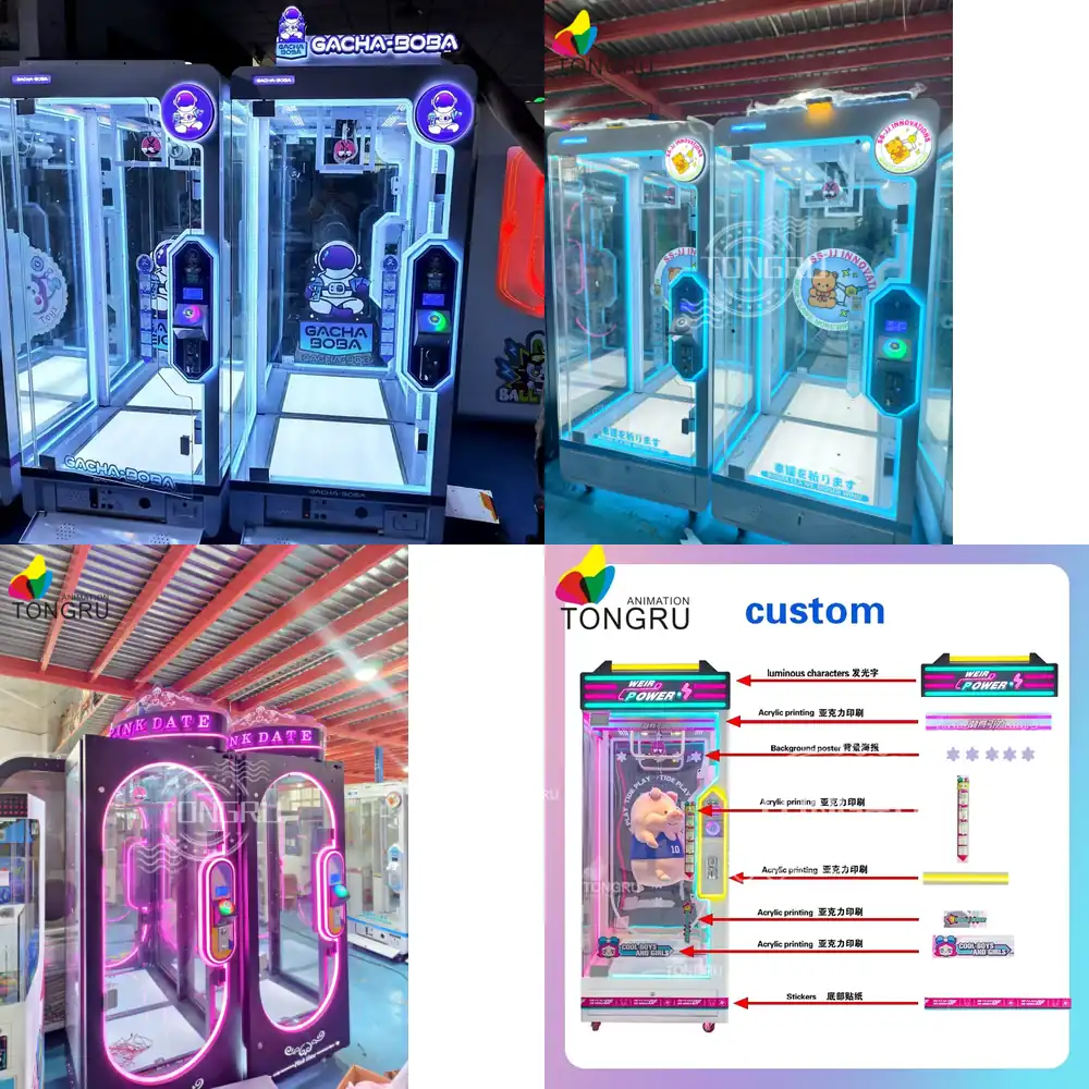 大型おもちゃクレーンゲーム機、ロープカットはさみゲーム機、屋 - Arcade Prize Vending Machine のレビューと価格