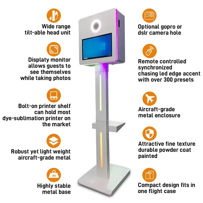 2027年新型15.6インチタッチスクリーンDSLRフォトブ - Photo Booth Machine のレビューと価格