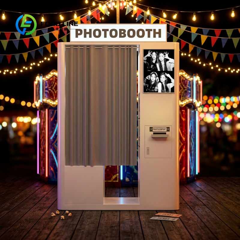 カスタマイズ可能な新型ヴィンテージスタイルセルフサービス写真 - Photo Booth Machine のレビューと価格
