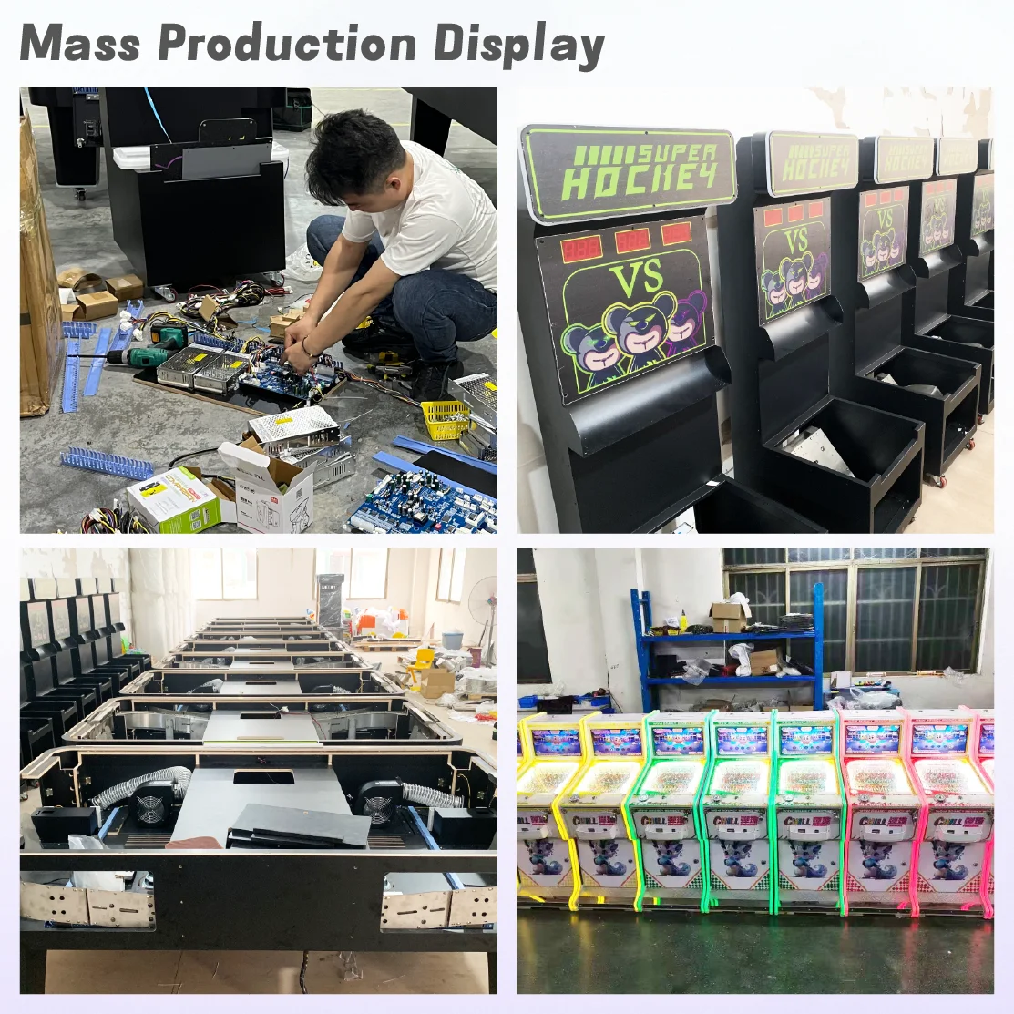 業務用コイン式アイアンスポーツゲーム機エアホッケーテーブルア - Arcade Games & Vending Llc Photos のレビューと価格